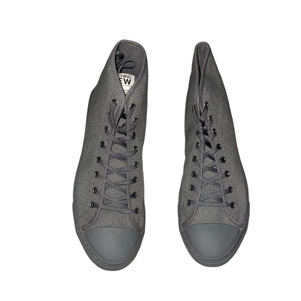 Grey High-Top Sneakers